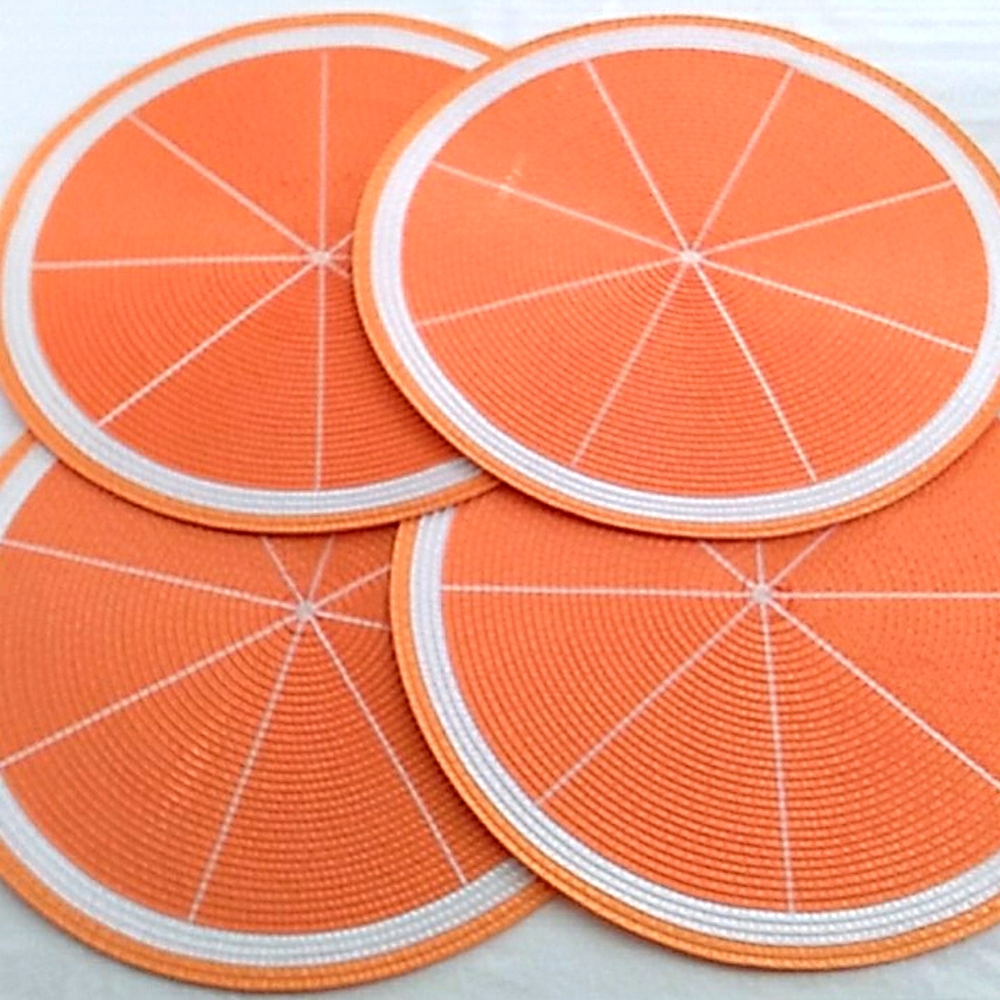 Citrus Woven Placemats, Set of 4